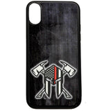 Thin Red Line Flag Axe Shield Phone/Tablet Case