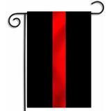 Thin Red/Blue Line Garden Flag