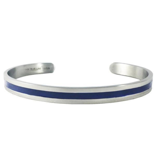 Thin Blue Line Bangle