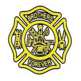 Brothers Forever Maltese Cross Decal