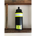 Bottle Matte Black Bunker Gear Personalized Drinkware