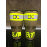 PBI Gold Bunker Gear Custom Drinkware