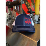 Scba Axe Fireman Embroidered Snapback Trucker