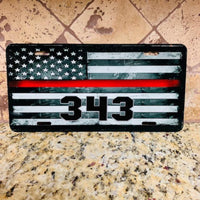 Fire/Police Custom License Plates