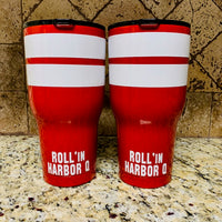 Red/White Truck Scheme Drinkware