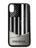 New Thin Red/Blue/White/Yellow/Green Line Flag Phone Tablet Case