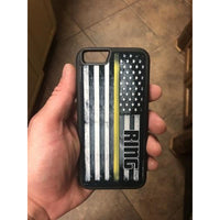 Thin Red/Blue/Yellow/White/Green Line Tough Phone/Tablet Case