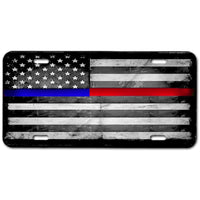 Fire/Police Custom License Plates