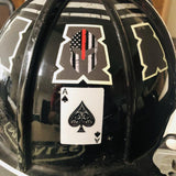 Ace of Spades Helmet Decal