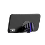 Distressed Thin Blue Line Flag Phone Socket