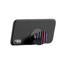 Distressed Thin Red Line Flag Phone Socket