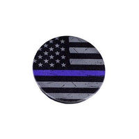 Distressed Thin Blue Line Flag Phone Socket