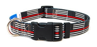 Thin Red Line Flag Pet Collar