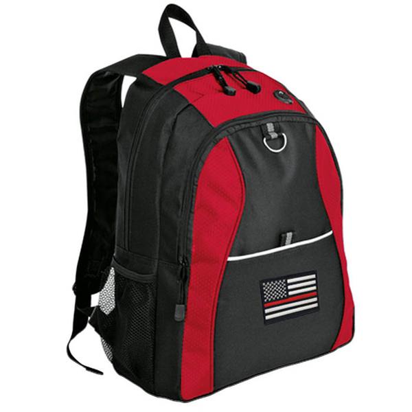 Thin Red Line American Flag Backpack – Creations for the Brave
