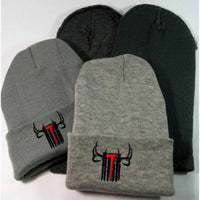 Thin Red Line Axe Flag Deer Antler Beanie