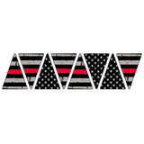 Cairns Thin Red Line Flag Helmet Crest