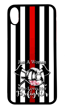 Just A Woman Who Loves Her Firefighter Thin Red Line Tough Case