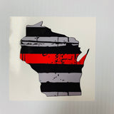 State Thin Red Line Decal