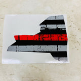 State Thin Red Line Decal