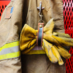 Decommissioned Fire Hose Bunker Gear Glove Clip
