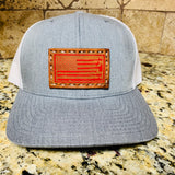 Flag of Tools Custom Leather Patch SnapBack Trucker