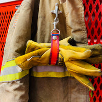 Decommissioned Fire Hose Bunker Gear Glove Clip