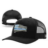Tethered Blue Line Flag Hat