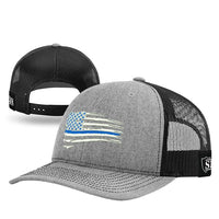 Tethered Blue Line Flag Hat