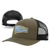 Tethered Blue Line Flag Hat